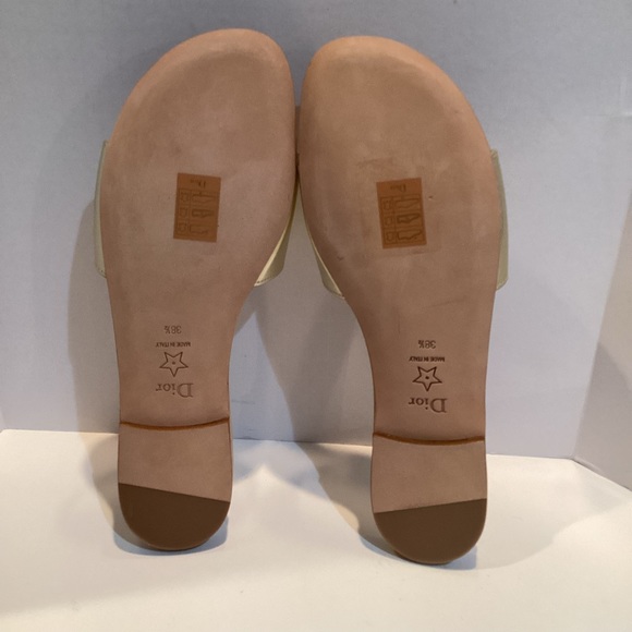 CHRISTIAN DIOR SANDAL -D- CLUB LIGHT GOLD SANDAL - Picture 11 of 12